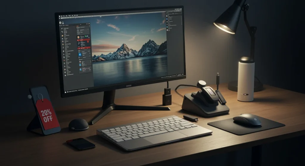 Boost Productivity: Laptop Accessory Deals Up to 20% Off for US Workers