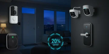 Smart home security gadgets with 20 percent off for US shoppers this month