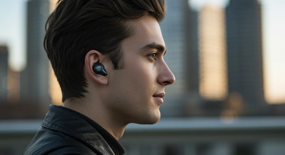 Person enjoying music with affordable wireless earbuds, a top tech gadget.