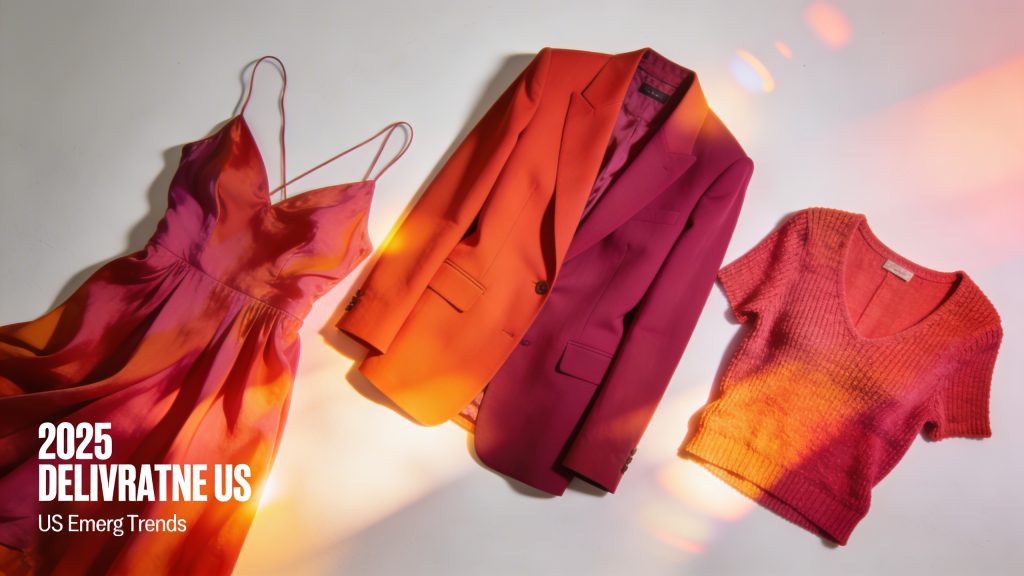 2025 Color Palettes: 3 Dominant Hues Shaping US Fashion Trends