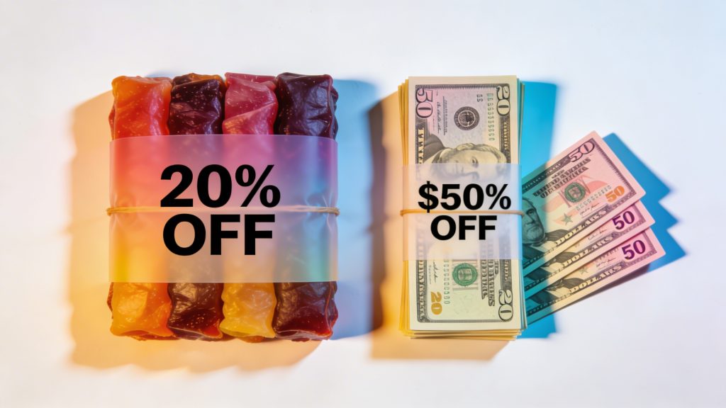 2025 Daily Deals: Real Value of 20% Off vs. $50 Off