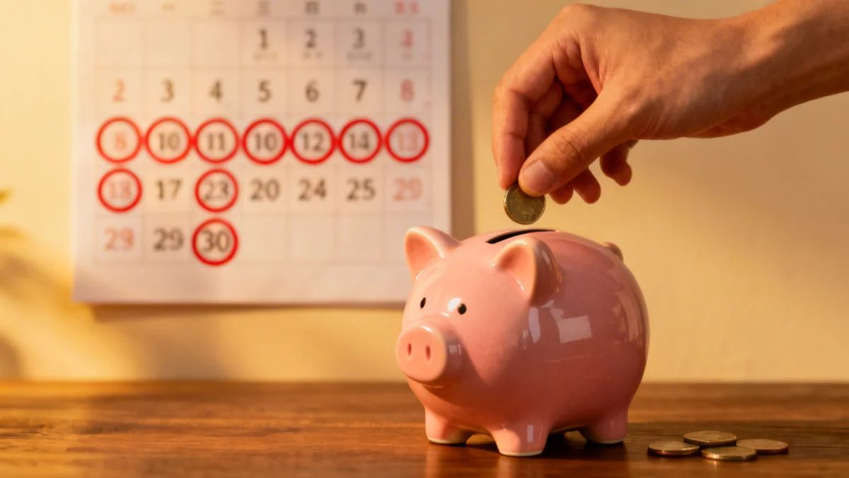 Accumulating savings with consistent 30-day rule application